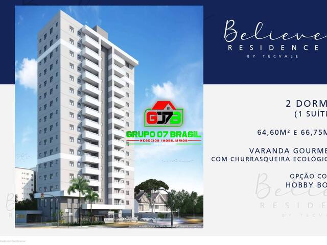 #2433 - Apartamento para Venda em São José dos Campos - SP - 1