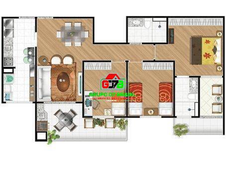 Apartamento à venda com 3 quartos, 83m² - Foto 10