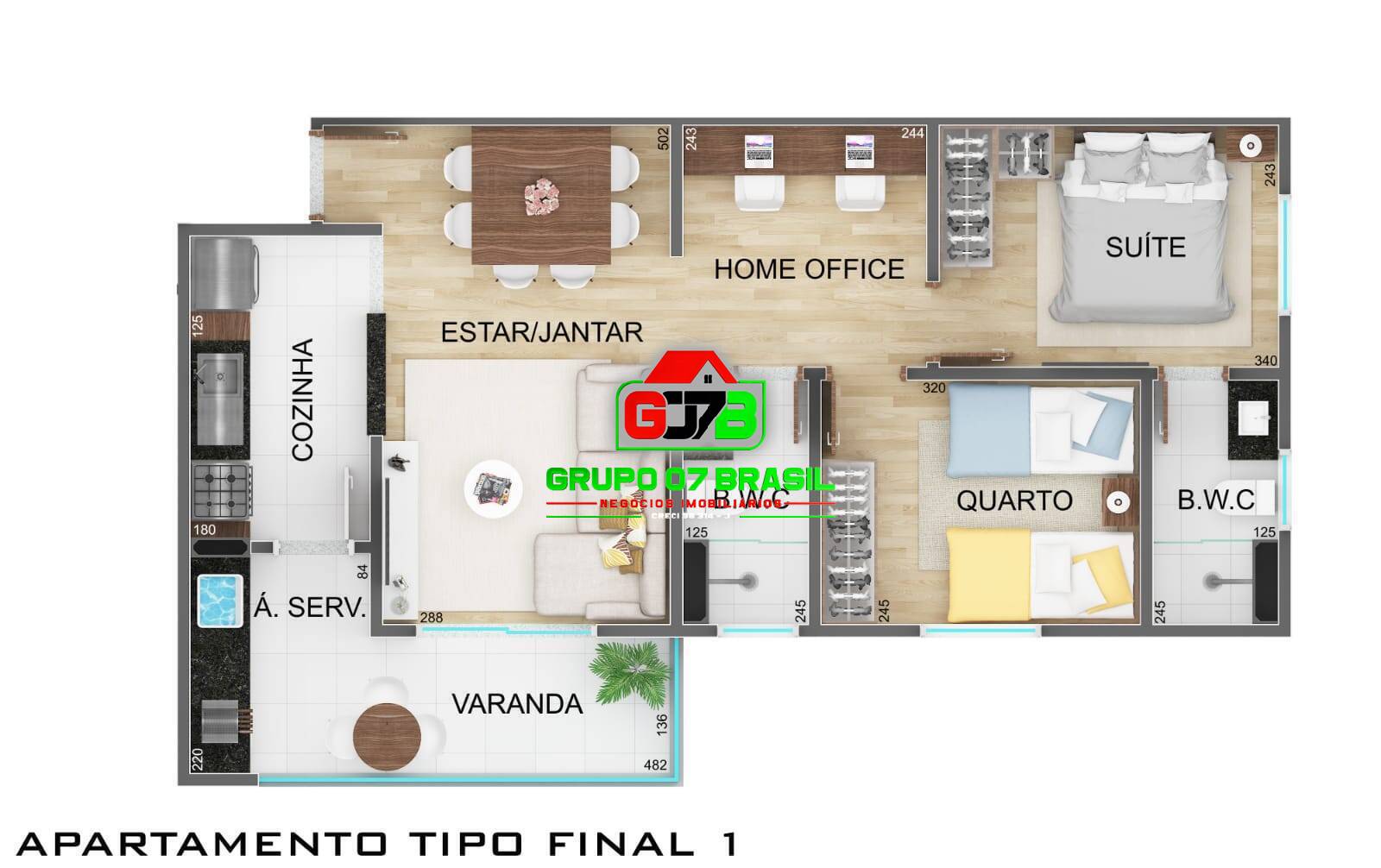 Apartamento à venda com 2 quartos, 64m² - Foto 17