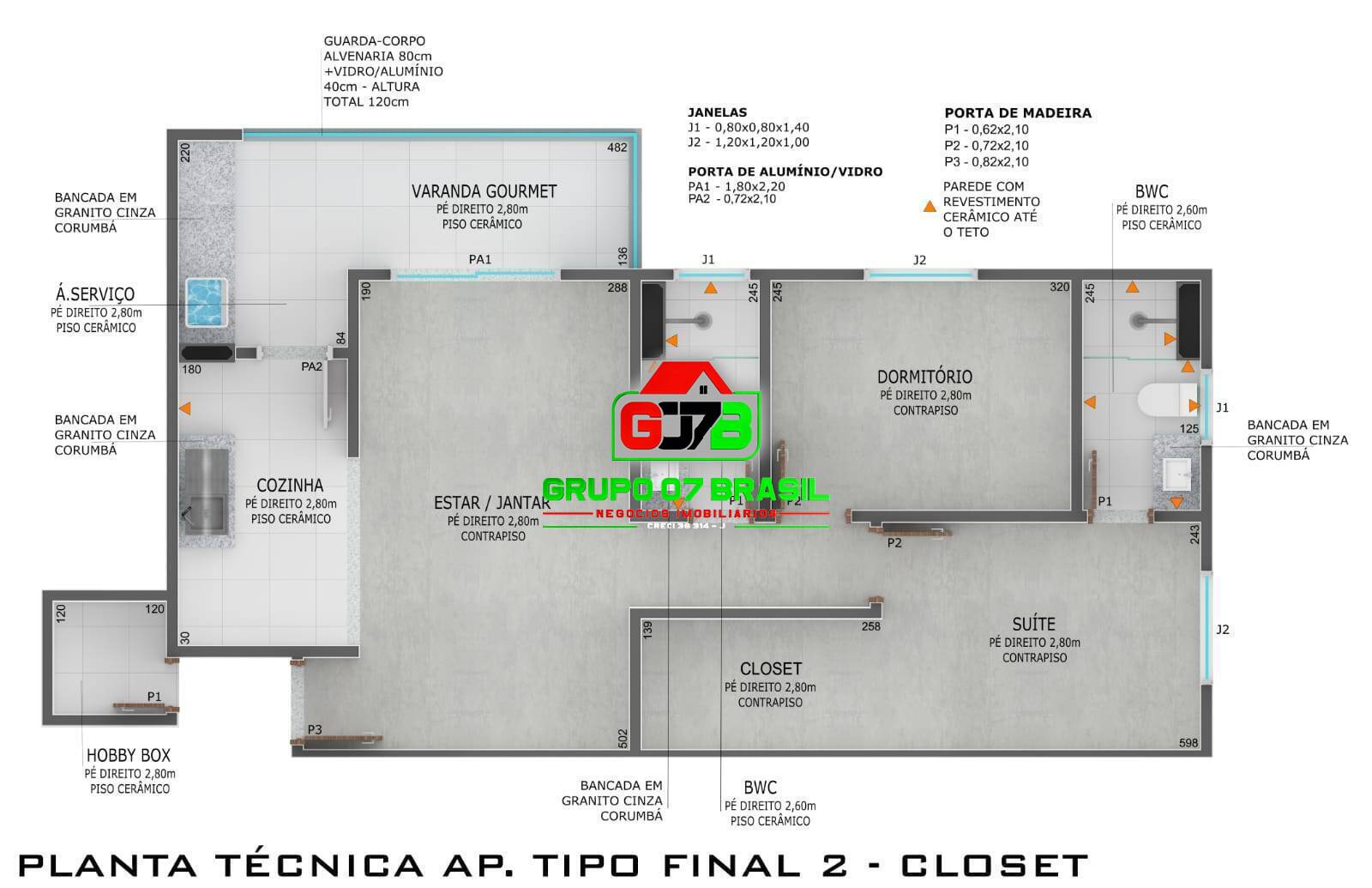 Apartamento à venda com 2 quartos, 64m² - Foto 19