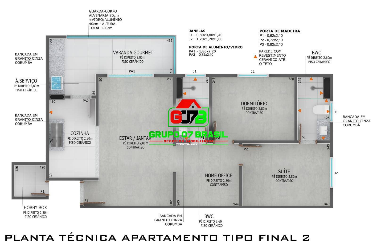 Apartamento à venda com 2 quartos, 64m² - Foto 46