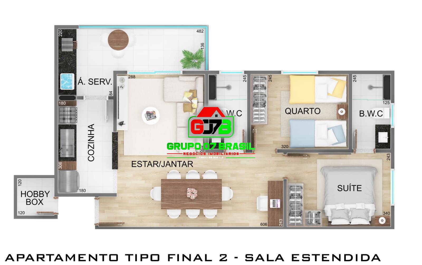 Apartamento à venda com 2 quartos, 64m² - Foto 45