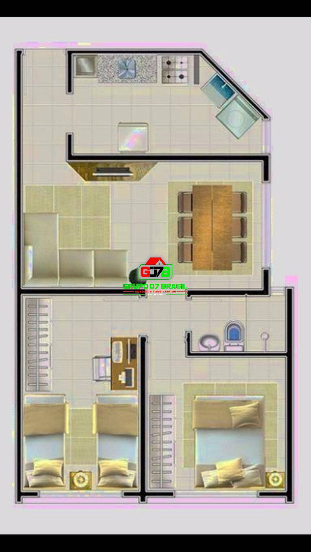 Apartamento à venda com 2 quartos, 48m² - Foto 14