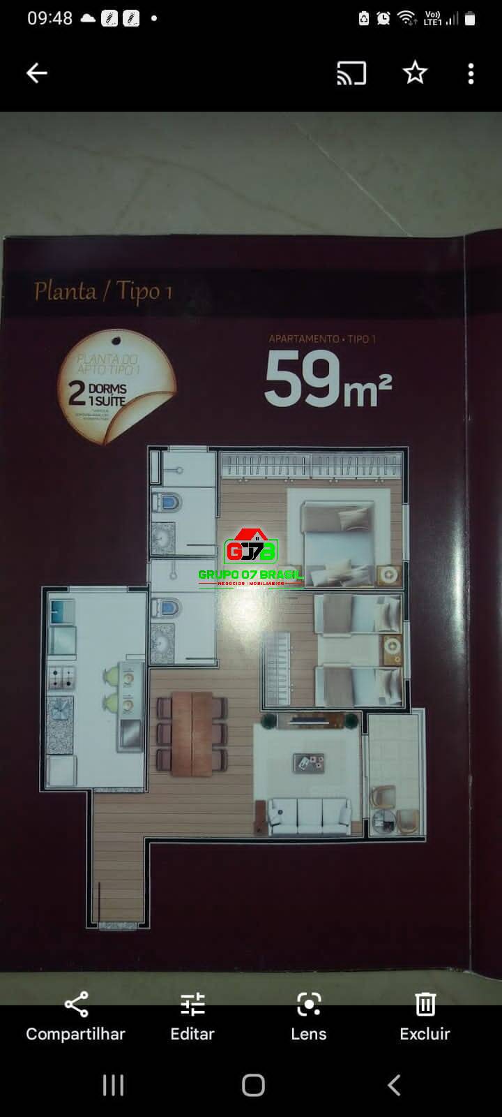 Apartamento à venda com 2 quartos, 59m² - Foto 5