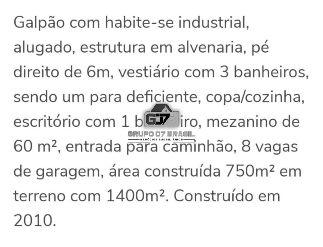 Depósito-Galpão-Armazém à venda, 1400m² - Foto 12