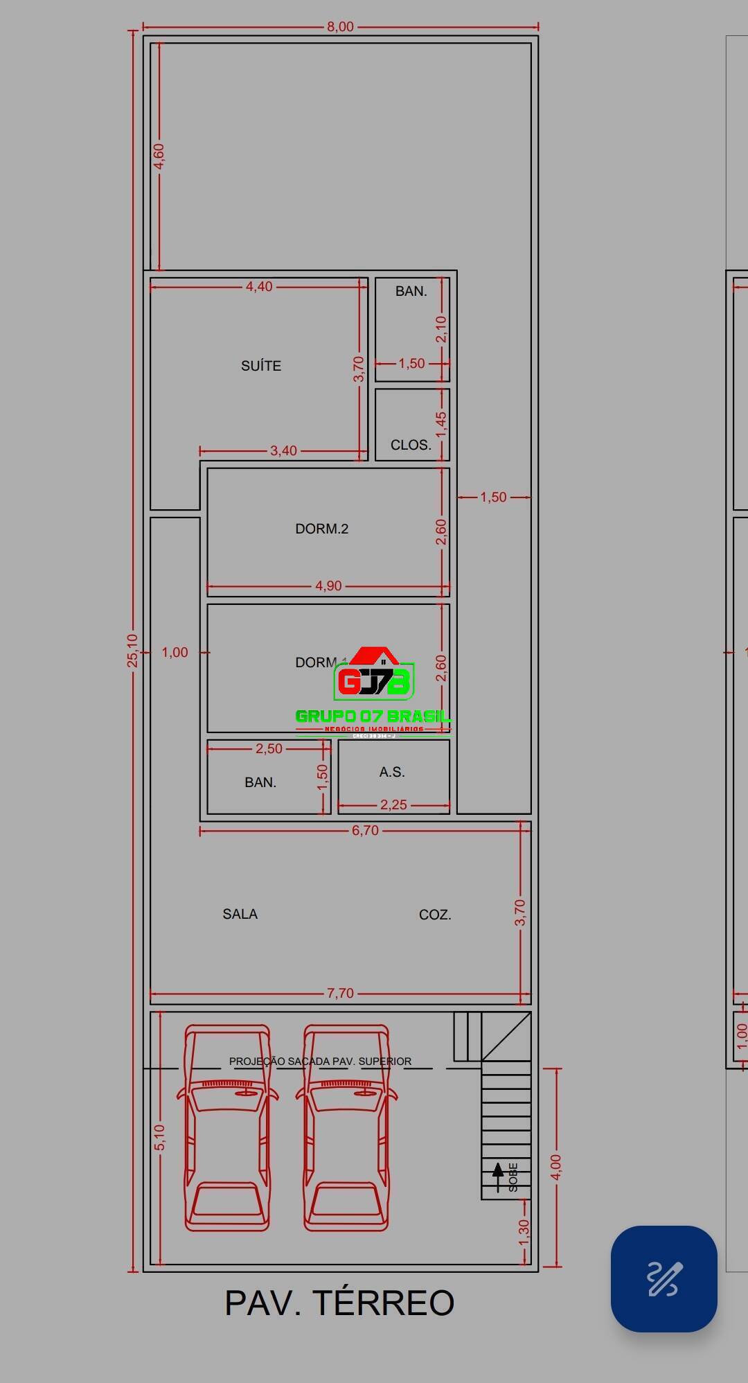 Casa à venda com 3 quartos, 80m² - Foto 3